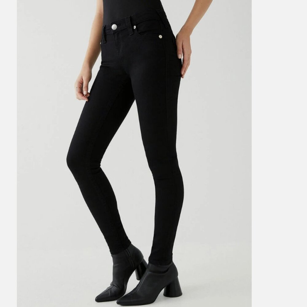 TRUE RELIGION JENNIE MID RISE CURVY SKINNY JEAN - SZ 27 BNWT - Picture 6 of 6